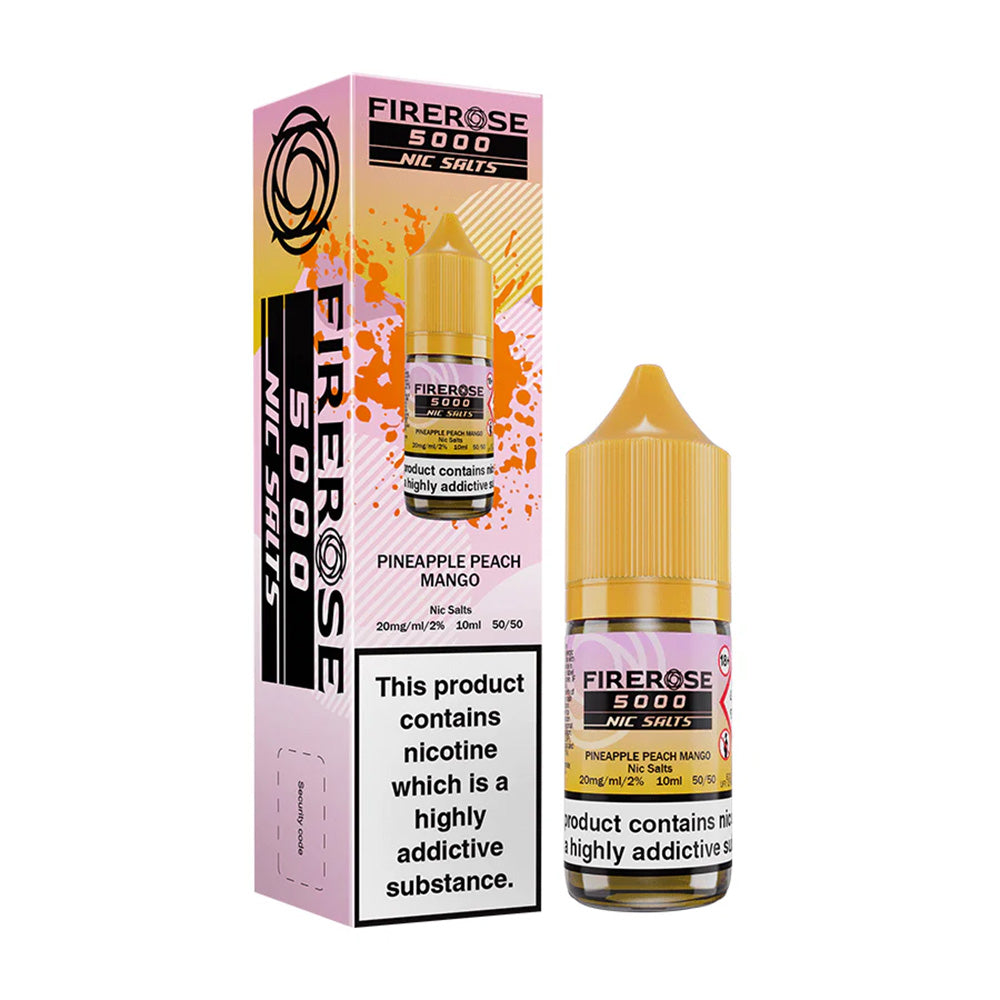 PINEAPPLEPEACHMANGO-FIREROSENICSALTS10MG PINEAPPLE PEACH MANGO - FIREROSE NIC SALTS 10 MG - Image 1