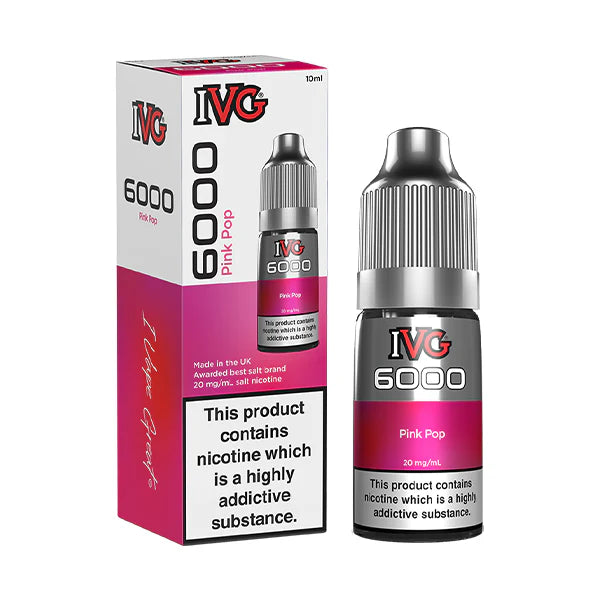 PINK POP - IVG 6OOO E-LIQUIDS 10MG