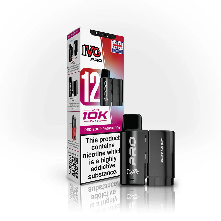 REDSOURRASPBERRY-IVGPROPODS RED SOUR RASPBERRY - IVG PRO PODS - Image 1