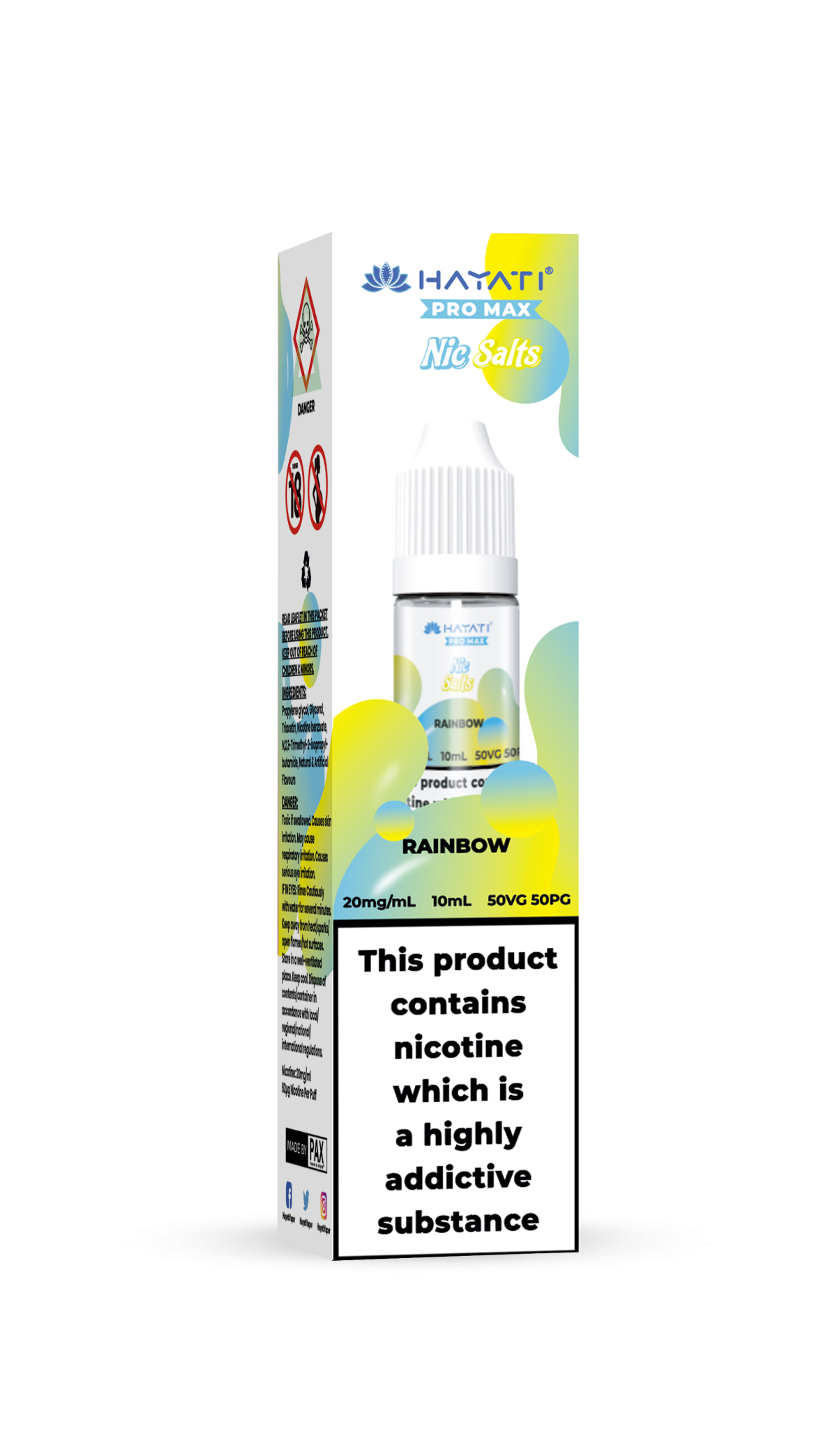 RAINBOW - HAYATI NIC SALTS 20 MG - Image 1