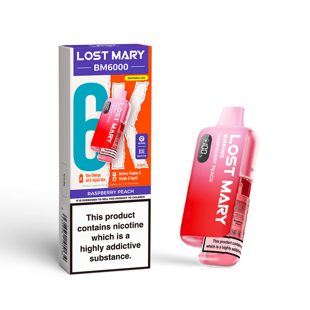 Raspberry-Peach_4 RASPBERRY PEACH - LOST MARY BM6000 KIT - Image 1