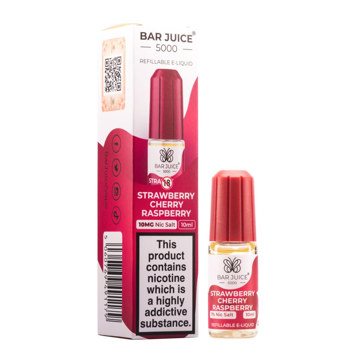 STRAWBERRY CHERRY RASPBERRY - BAR JUICE 10MG - Image 1
