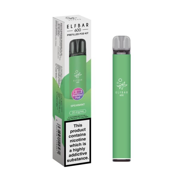 SPEARMINT - ELF BAR 600 PREFILLED POD KIT