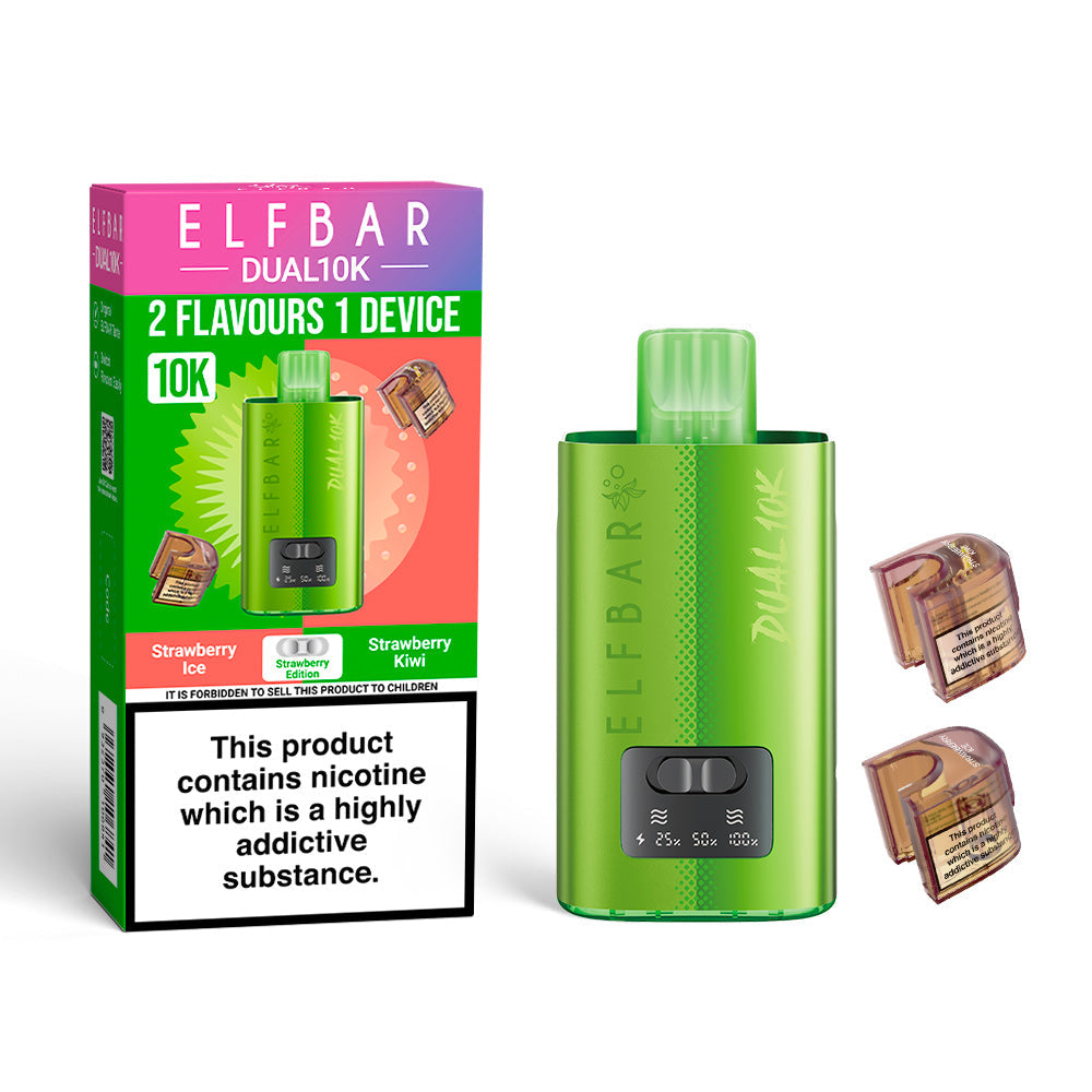 Strawberry-Edition STRAWBERRY EDITION - ELF BAR DUAL 10K - Image 1