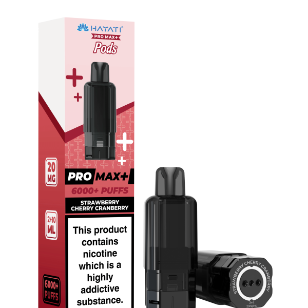 STRAWBERRY CHERRY CRANBERRY - PRO MAX + PODS