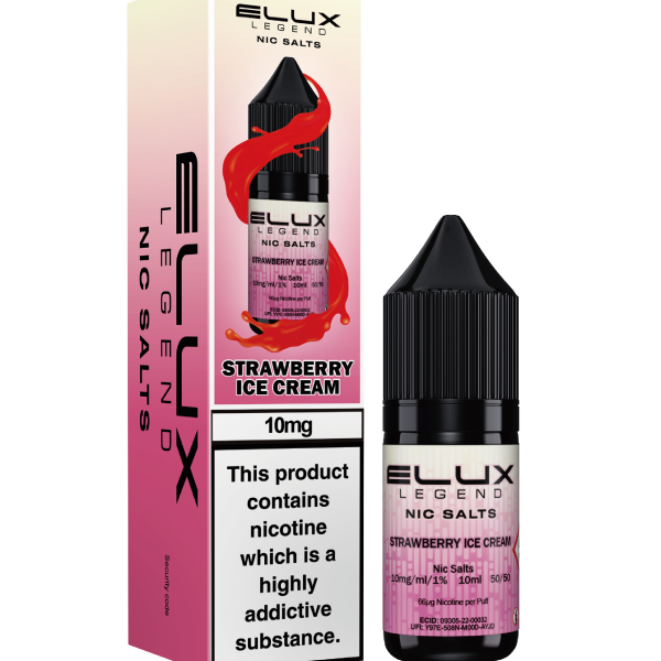 Strawberry Ice Cream - ELUX NIC SALTS 20 MG