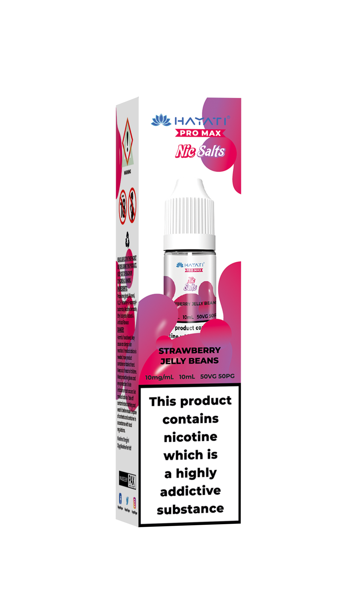 STRAWBERRY JELLY BEANS - HAYATI NIC SALTS 10 MG - Image 1