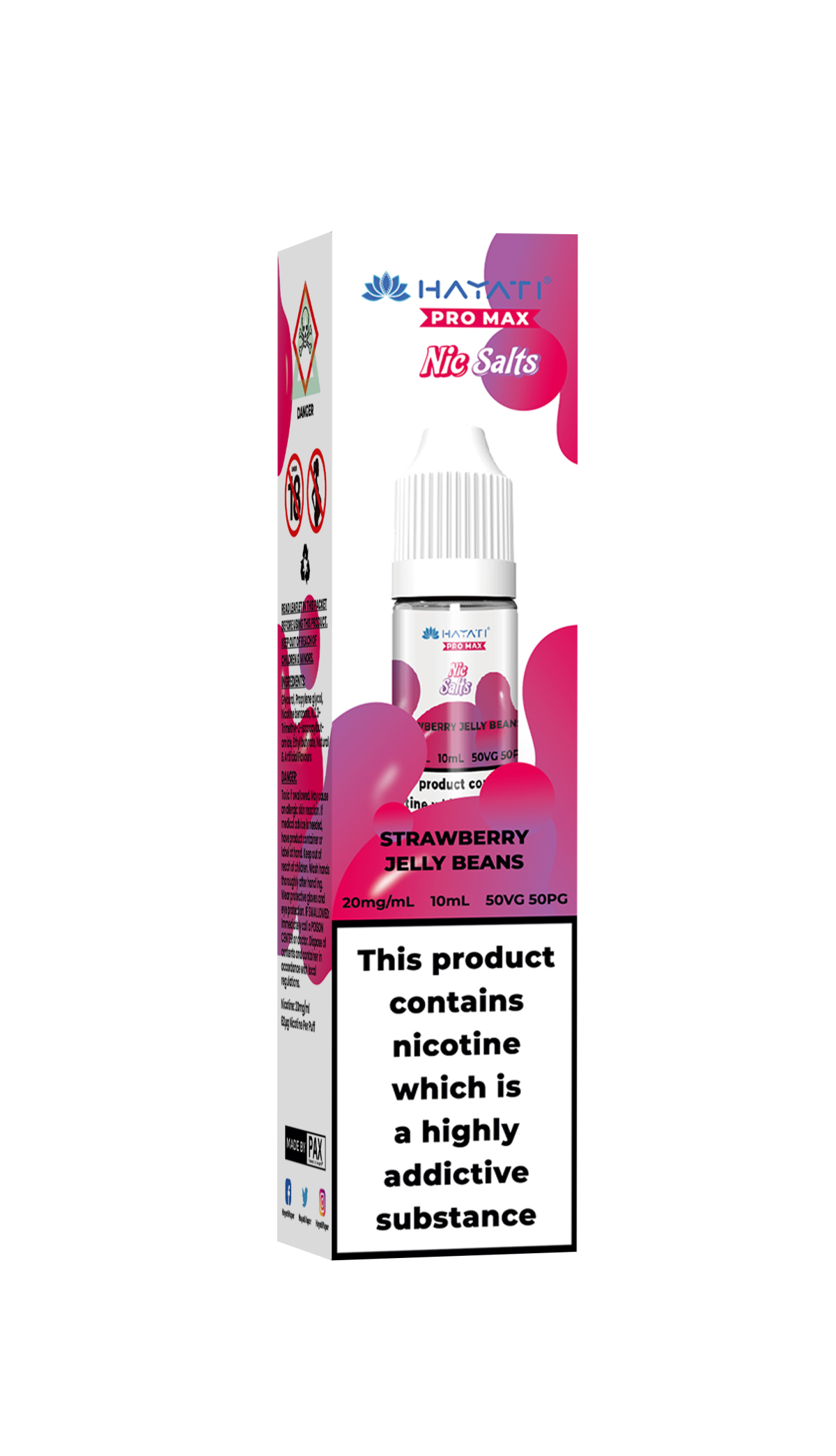 STRAWBERRY JELLY BEANS - HAYATI NIC SALTS 20 MG - Image 1