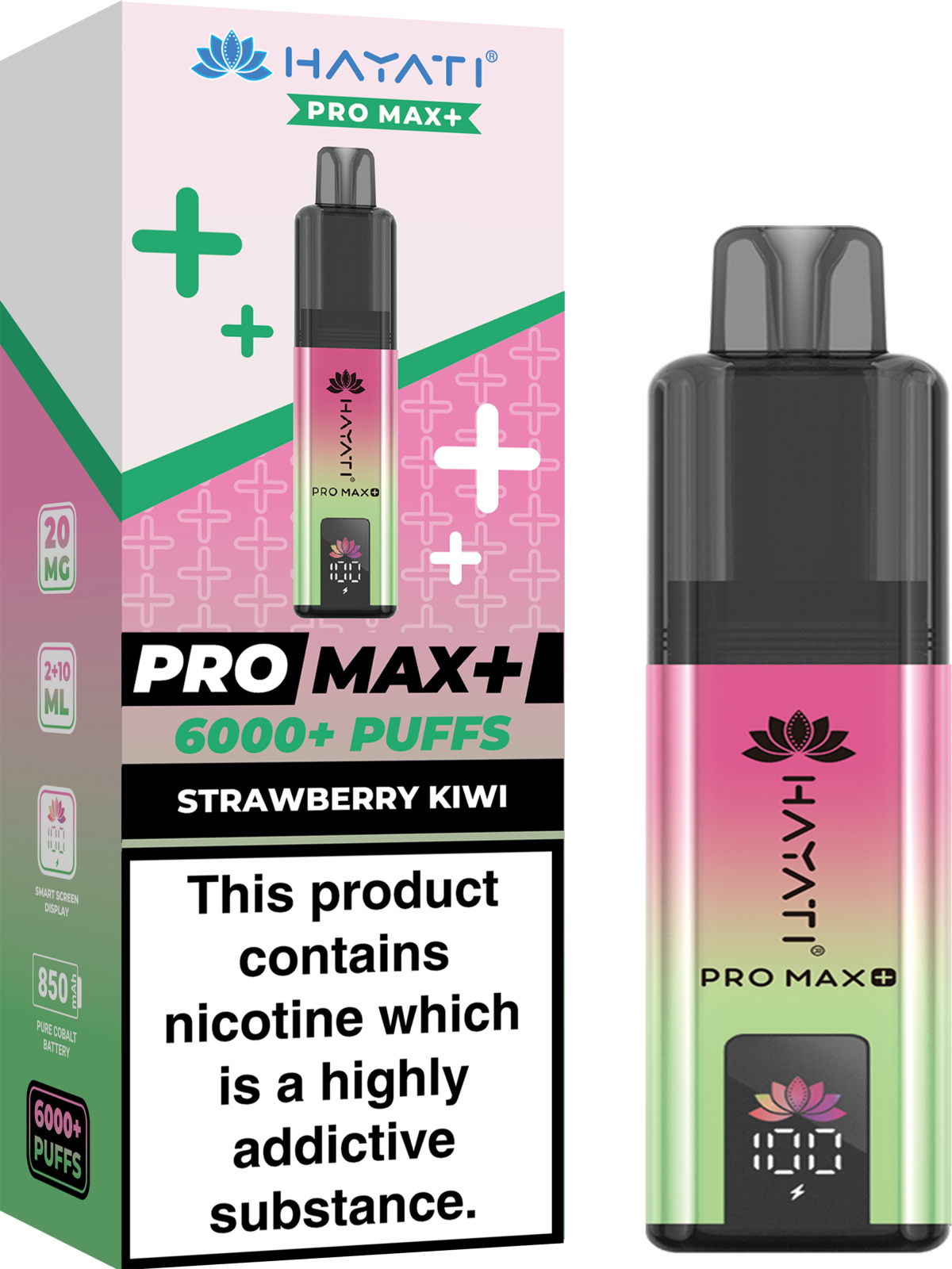 StrawberryKiwi_HayatiProMax_6000 STRAWBERY KIWI- PRO MAX + - Image 1