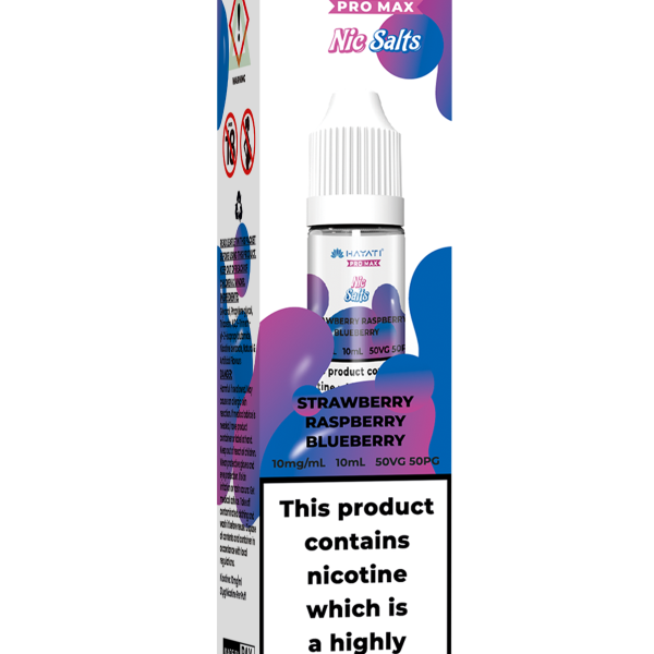 STRAWBERRY RASPBERRY BLUEBERRY - HAYATI NIC SALTS 10 MG