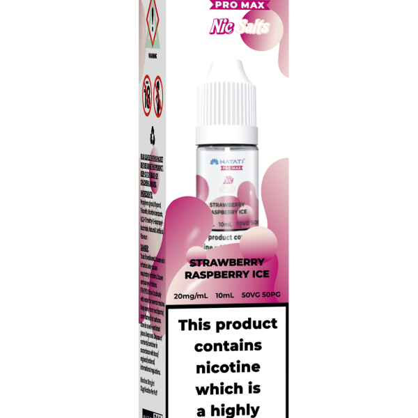 STRAWBERRY RASPBERRY ICE - HAYATI NIC SALTS 20 MG