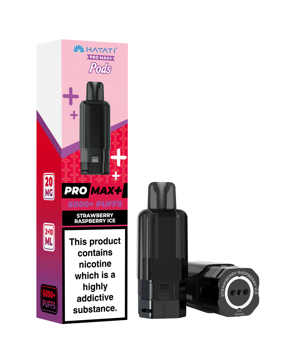 STRAWBERRY RASPBERRY ICE - PRO MAX + PODS - Image 1