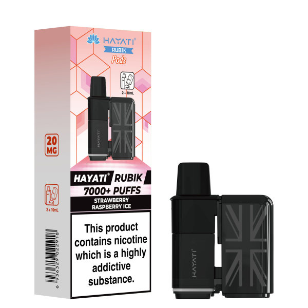 STRAWBERRY RASPBERRY ICE - HAYATI RUBIK POD
