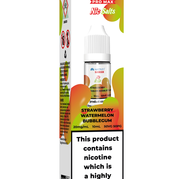 STRAWBERRY WATERMELON BUBBLEGUM - HAYATI NIC SALTS 20 MG