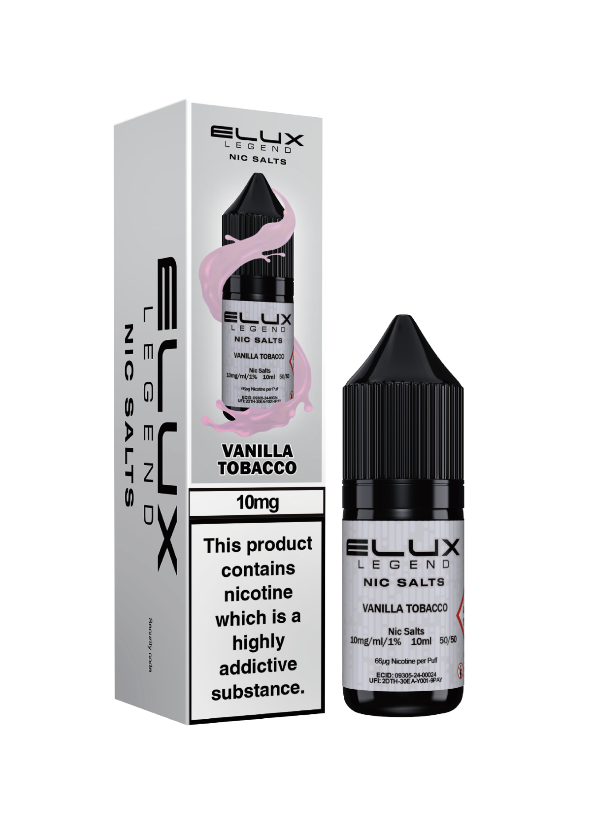 Vanilla Tobacco - ELUX NIC SALTS 20 MG - Image 1