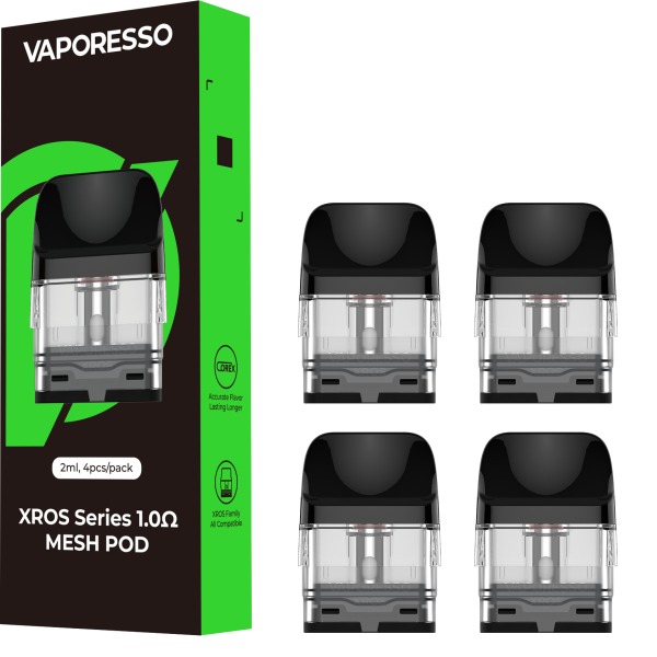 VAPORESSO REPLACEMENT PODS - 1.0 PACK OF 4