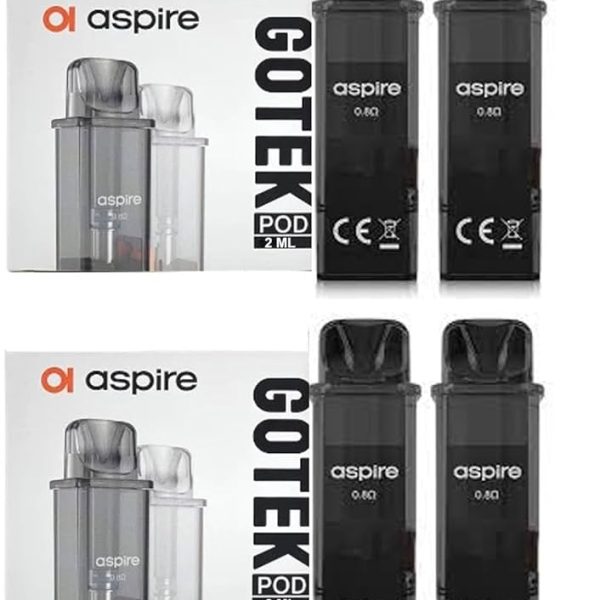 ASPIRE GoTek Pods 0.8 (2ml)(pack of 2)