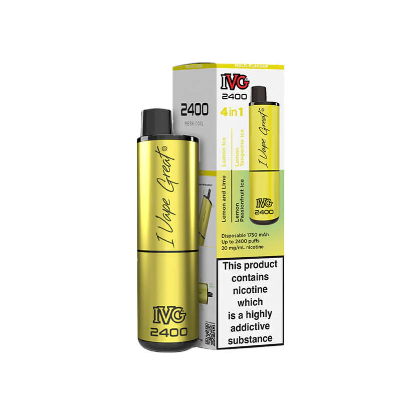 ivg-2400-lemon-edition-disposable-vape Lemon Edition - IVG 2400 - Image 1