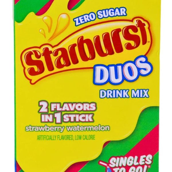 STARBURST STRAWBERRY WATERMELON SINGLES TO GO!