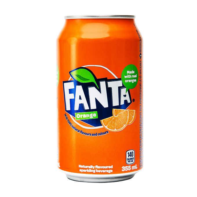 29D7F5DE-7458-4209-BD53-C231C0235A61 FANTA ORANGE CANS USA 350ML - Image 1
