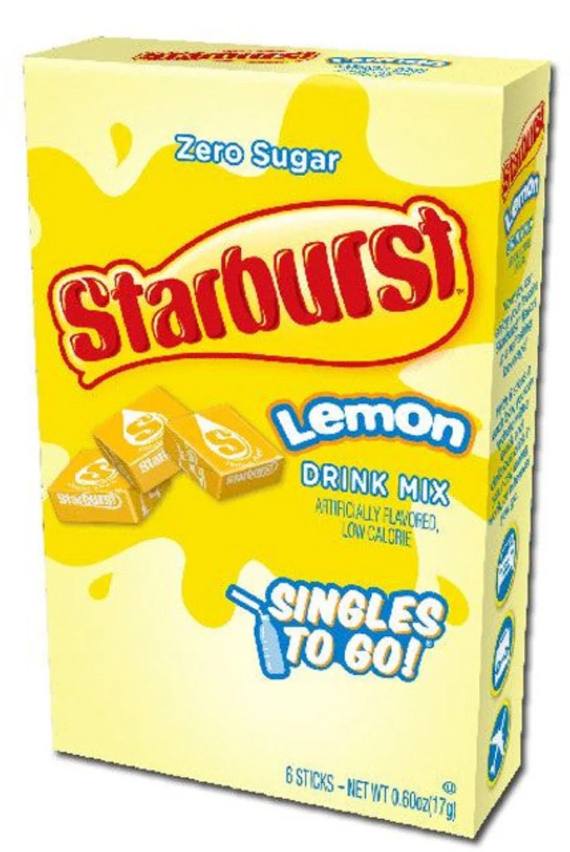 61BED229-F916-4E5B-A844-51BA7A0A917A STARBURST LEMON SINGLES TO GO! - Image 1