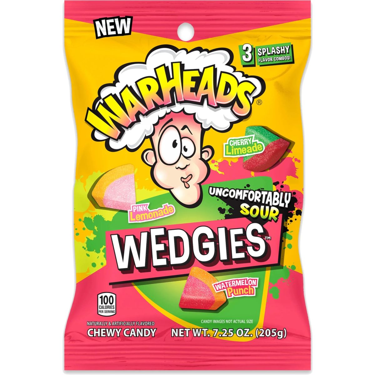 WarheadsWedgiesChewyCandy WARHEADS WEDGIES CHEWY CANDY - Image 1