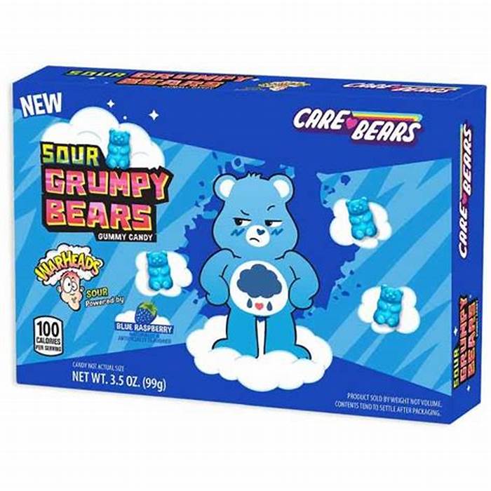 Warheads_Sour_Grumpy_Bears_THEATERBOX WARHEADS SOUR GRUMPY BEARS THEATER BOX 3.5 Oz - Image 1